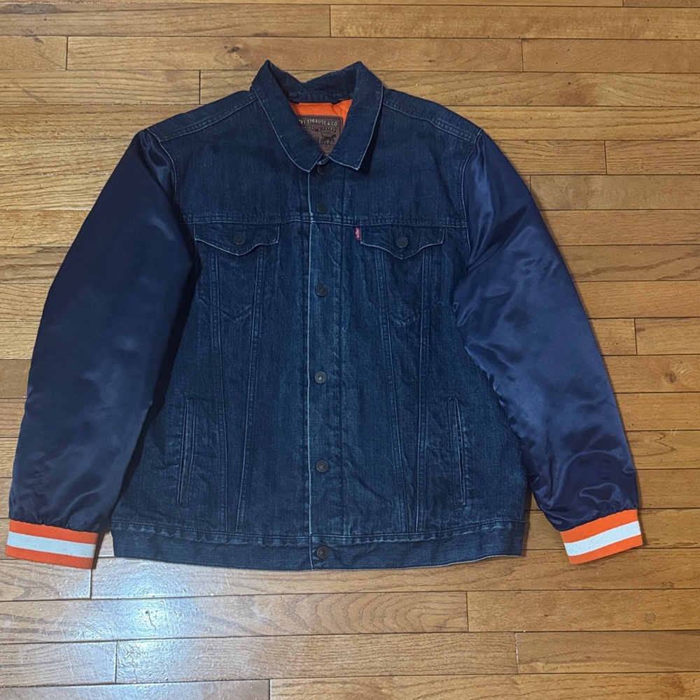 BEAR DOWN!! in This Levi's/NFL  Collab Dark Navy Denim/Satin Jacket